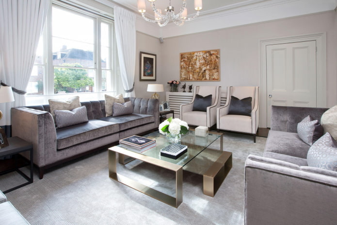 sofas opposite each other