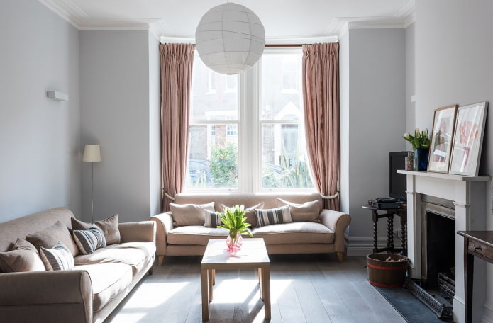 sofas sideways to each other