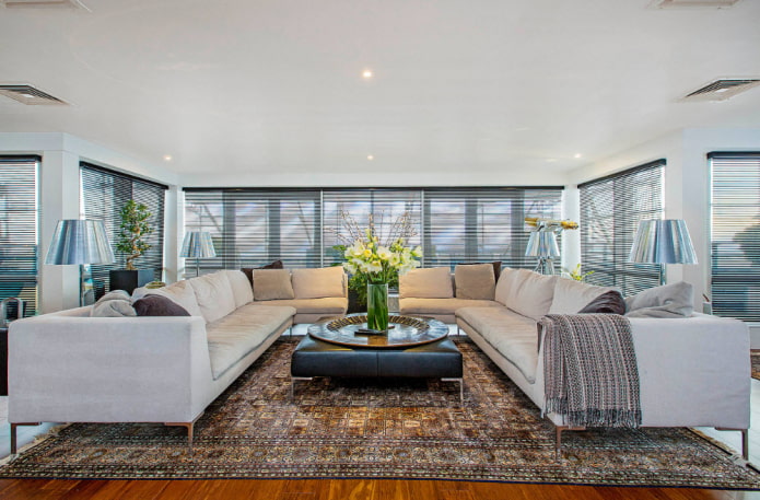 two corner sofas