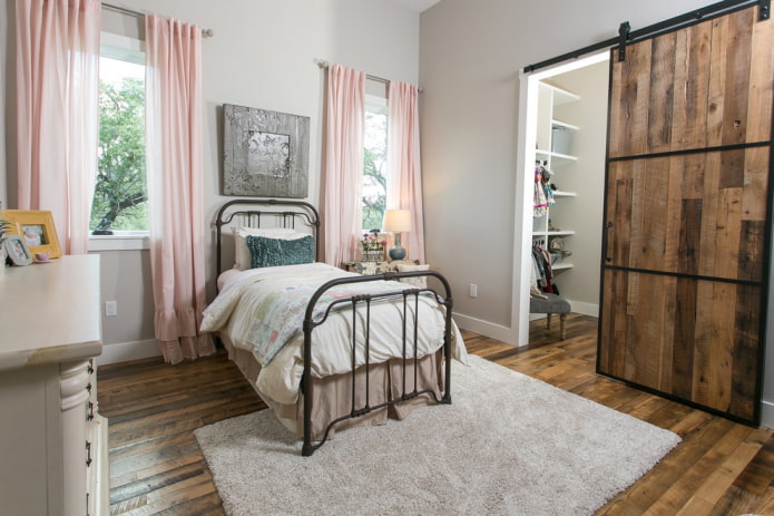 dressing room design in a children's room