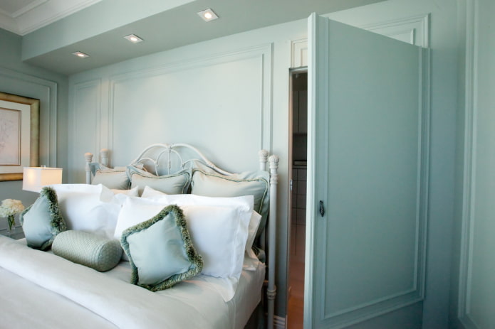 dressing room with a hidden door in the interior