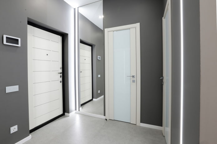 light gray tile