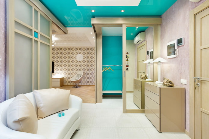 white floor