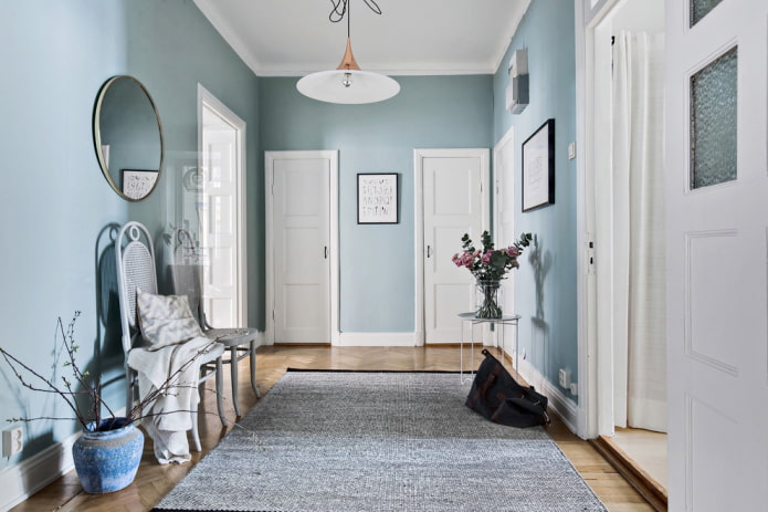 white doors in the interior