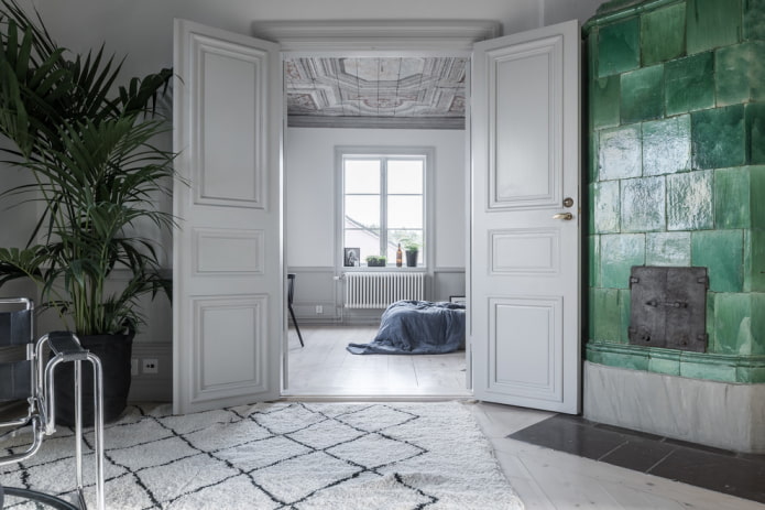 Gray door