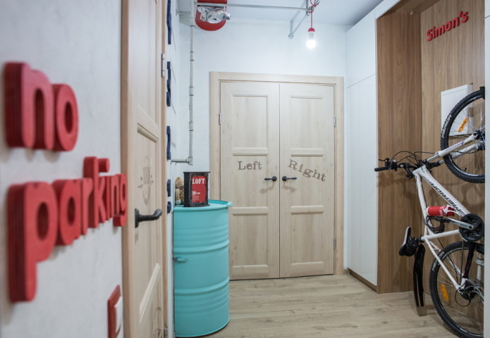 Doors of the same color as laminate