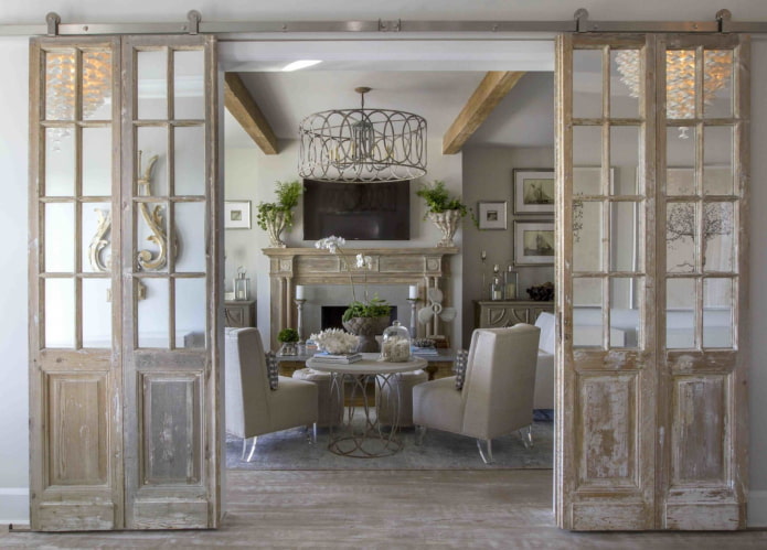 Provence style doors