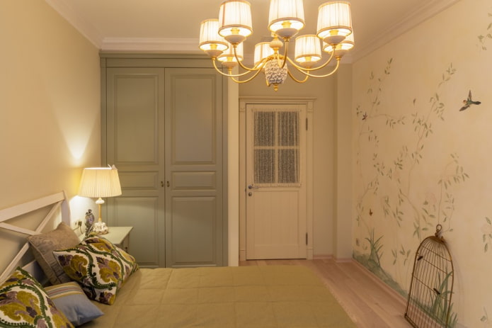 doors in the interior in the Provence style