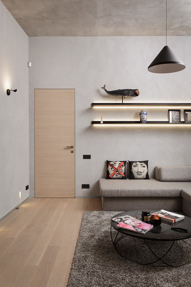 Doors of the same color as laminate