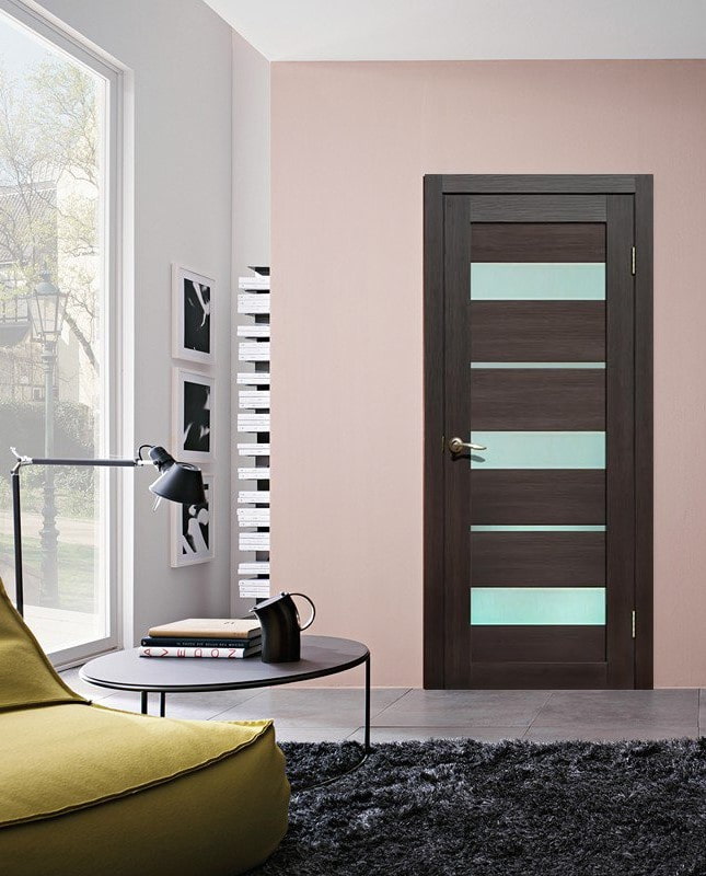 tsargovy doors in wenge color in the interior