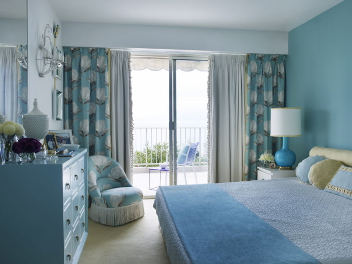 curtains with a floral print