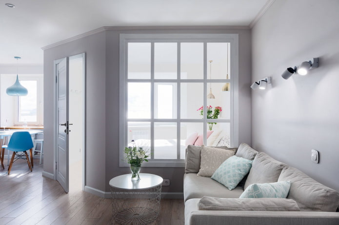 Living room in the hallway