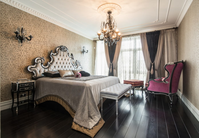 curtains in the bedroom