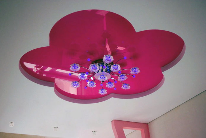two-level flower-shaped tension structure
