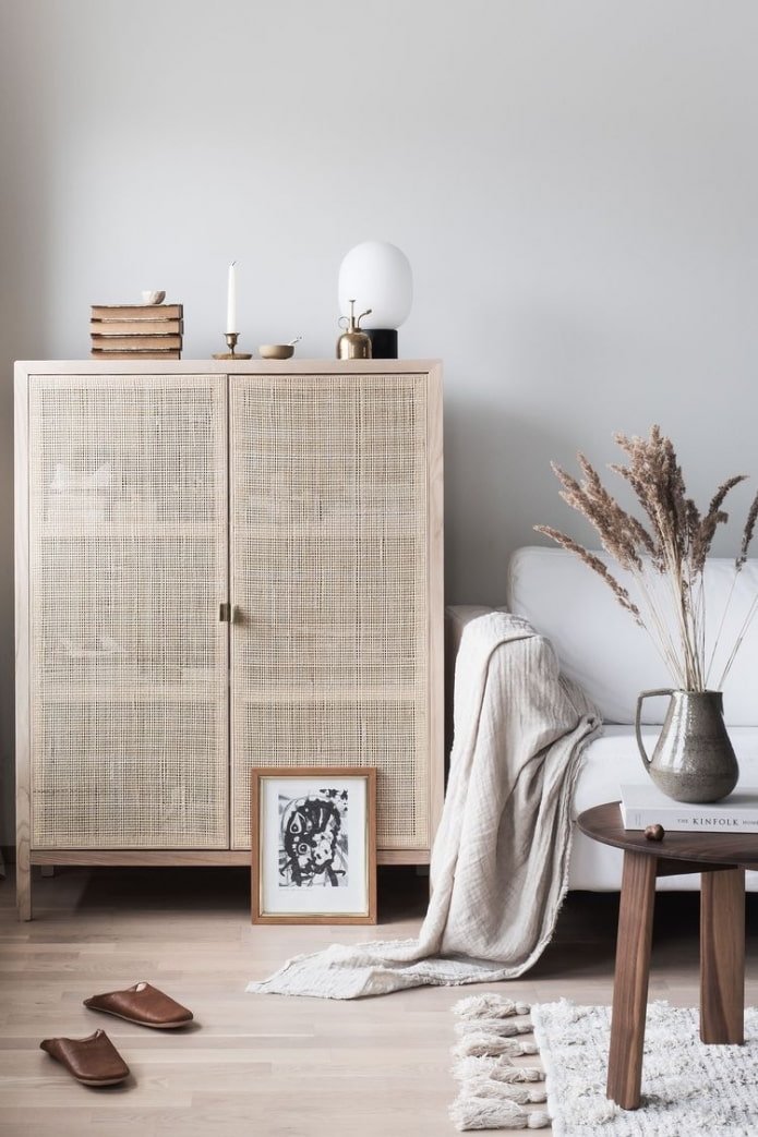 textiles of neutral shades