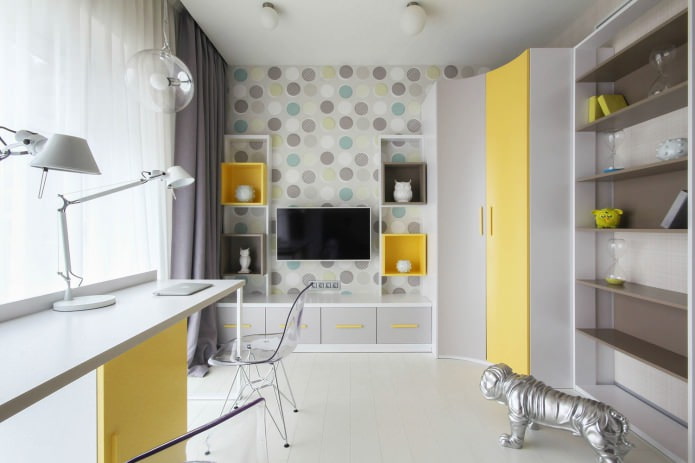 Wallpaper for a teenager's room