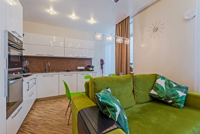 zoning with a sofa