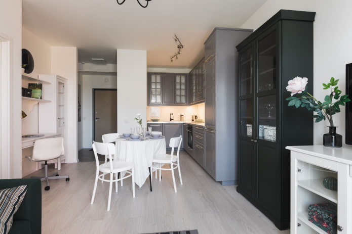 office in the kitchen
