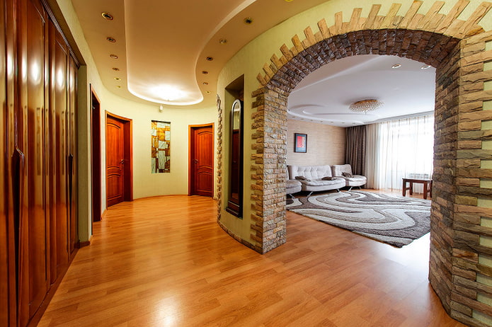 Decorative stone in the design