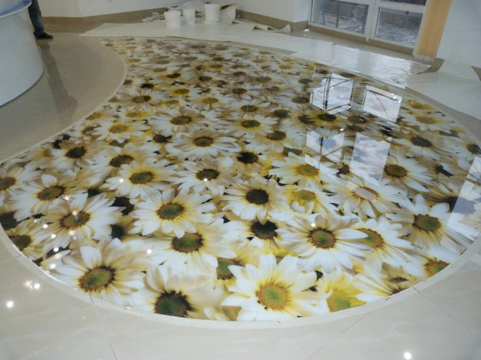 Self-leveling floor