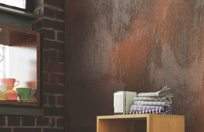 rust effect on walls