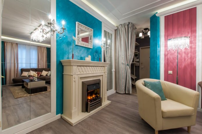 authentic false fireplace