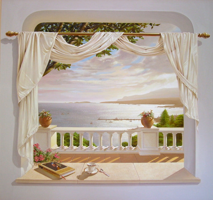 drawn window