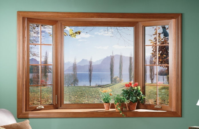 window drawn on the wall