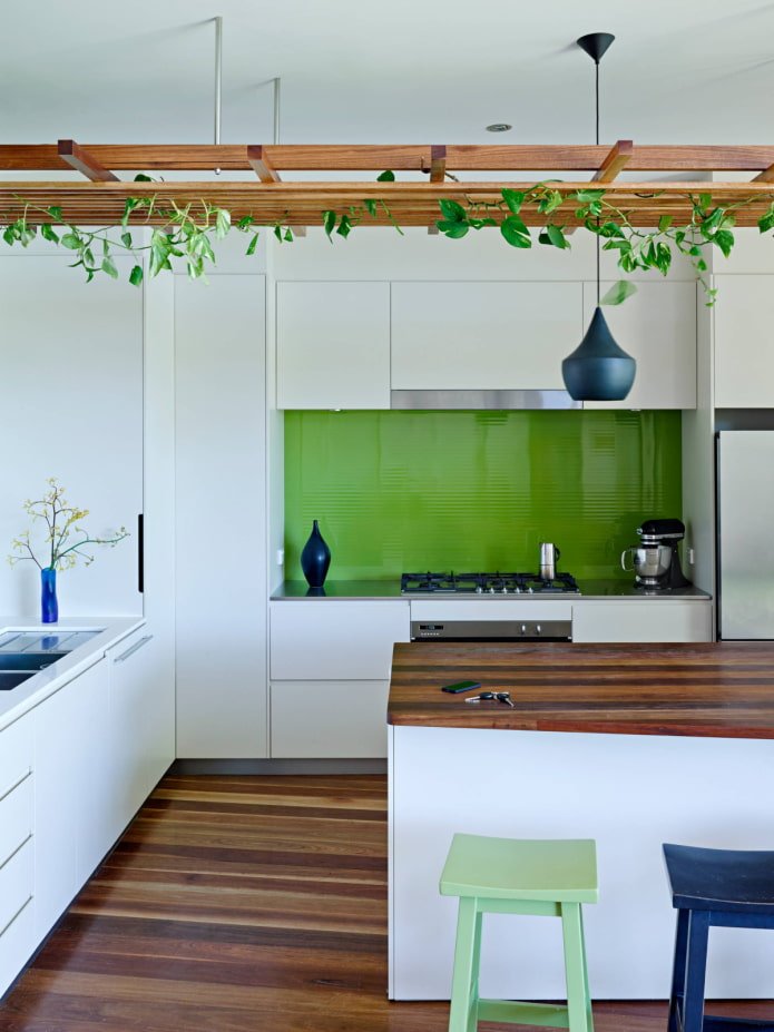 Green apron