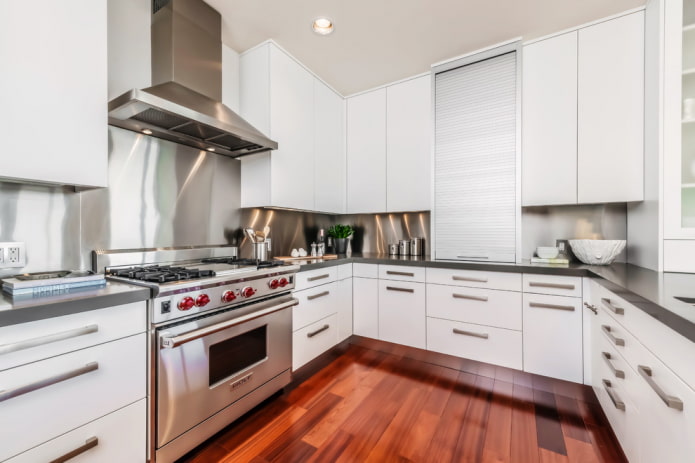 Stainless steel apron