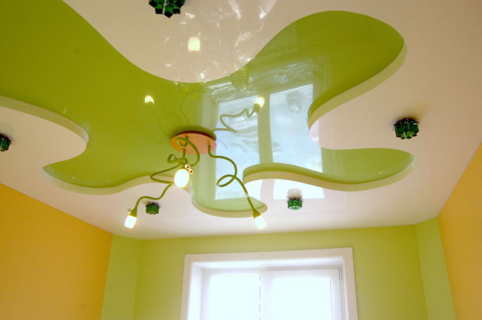 figured ceiling design of any shape