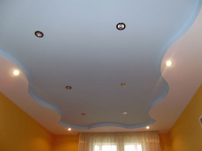 matte figured ceiling structure