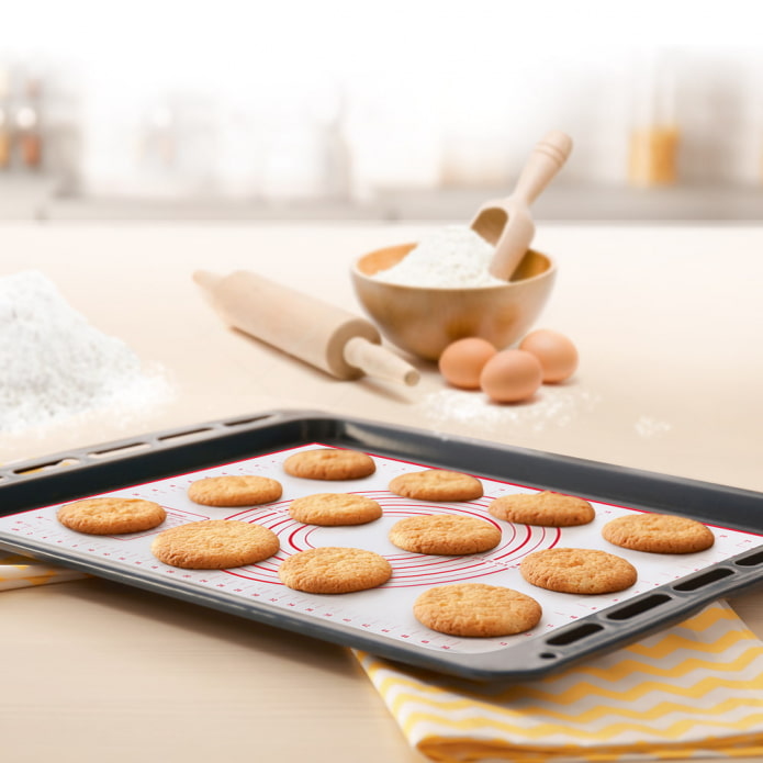 Cookies on the mat