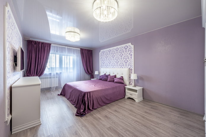 lilac bedroom decoration