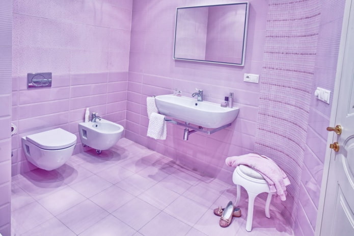Light purple finish