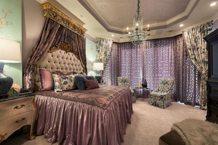 curtains with a pattern