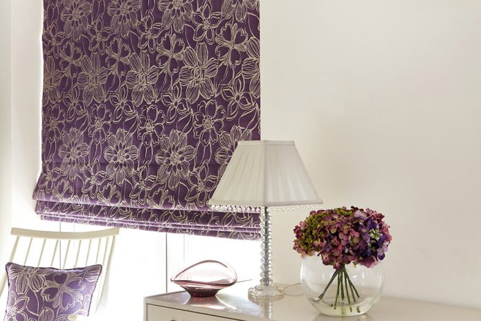 curtains with floral print