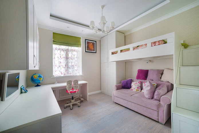sofa in the nursery