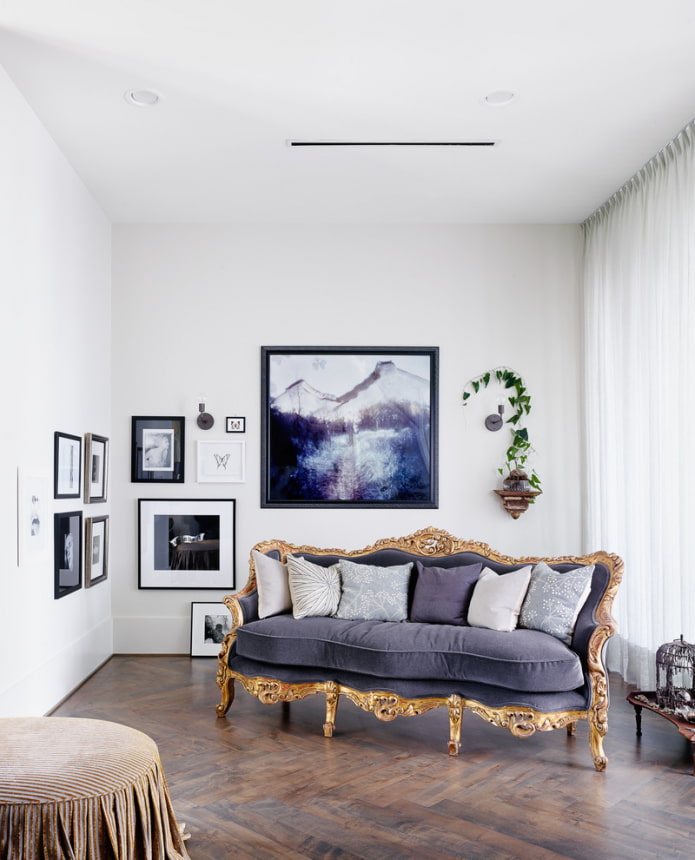 sofa in classic style