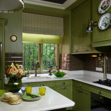 How to decorate a kitchen interior in pistachio color?-5