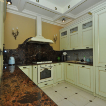 How to decorate a kitchen interior in pistachio color?-3