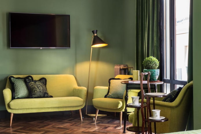 colored furniture set