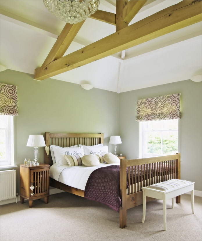 bedroom in the attic
