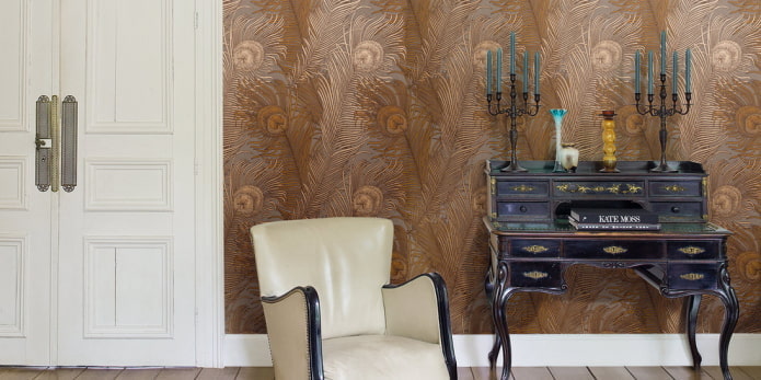 wallpaper from non-woven