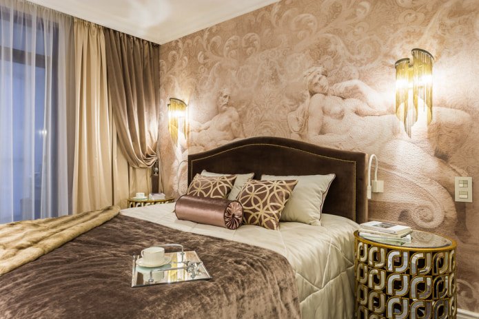 wallpaper in the bedroom