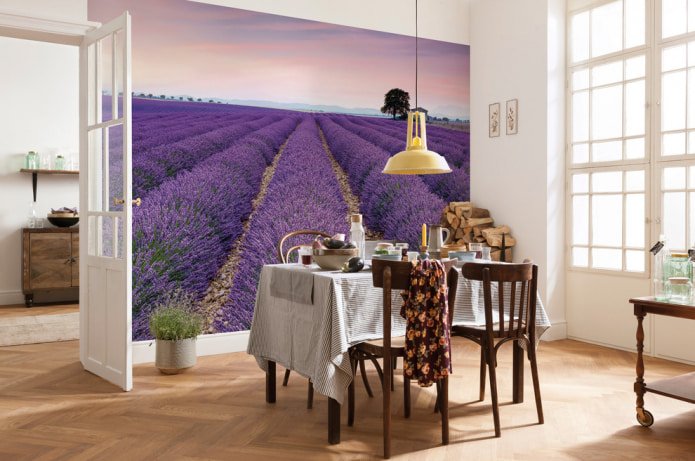Provence style photo wallpaper