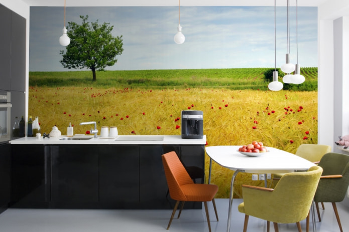 photo wallpaper with landscape image