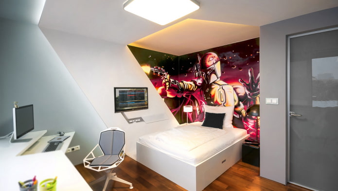 star wars on the walls