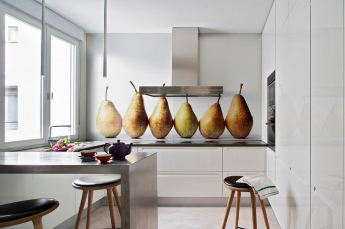 photo wallpaper with pears