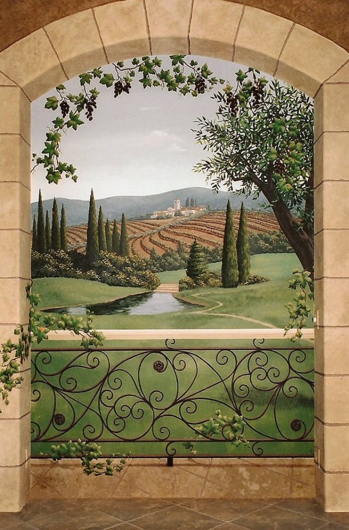 painting on the wall